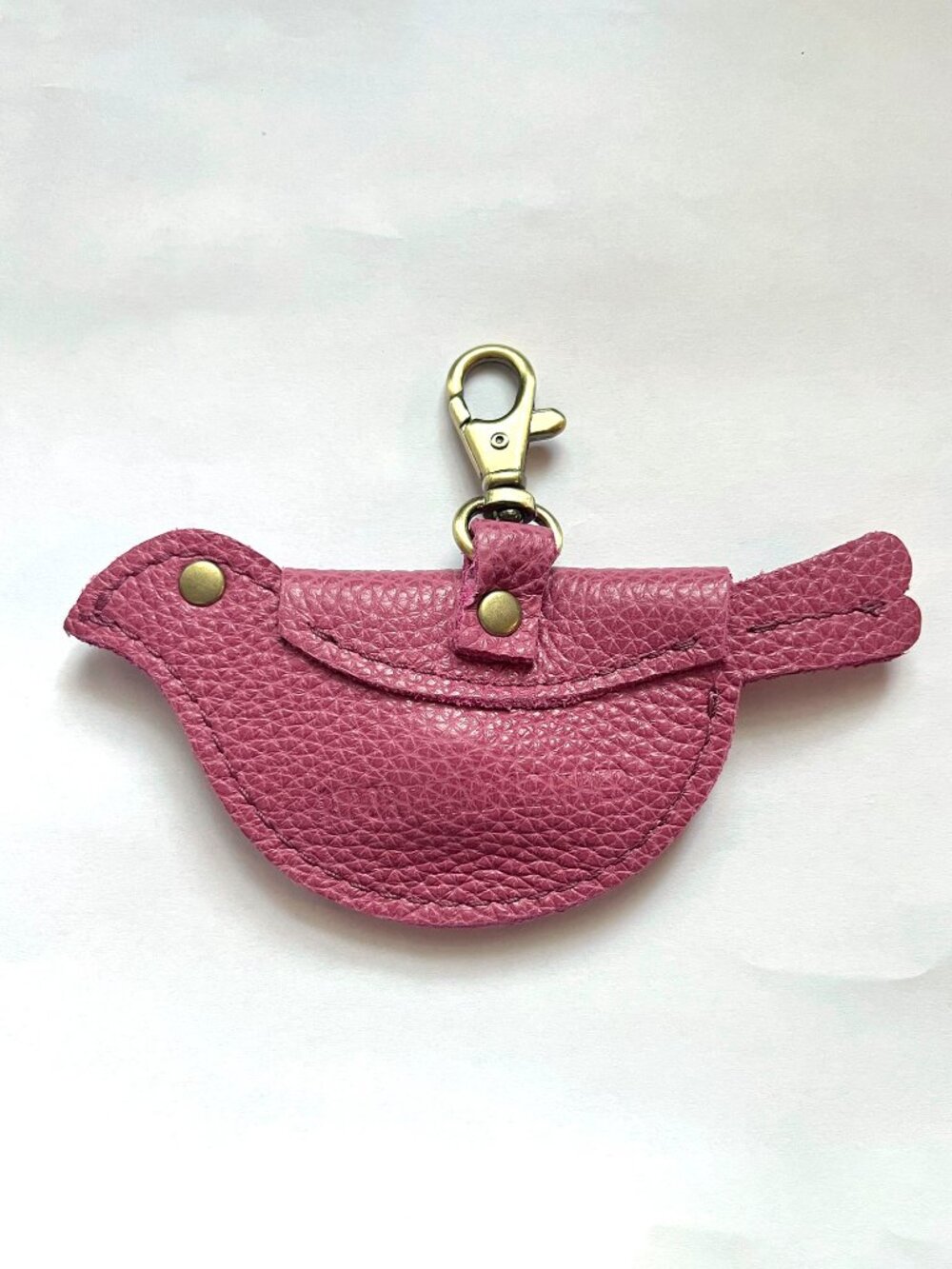 Portland Leather "Wild Rose" mockingbird pouch NWT - Picture 3 of 5